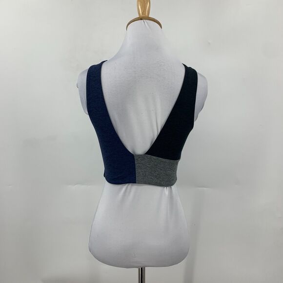 Outdoor Voices Venus Crop Tank Top Womens XS Extra Small V Back Colorblock - Picture 5 of 11